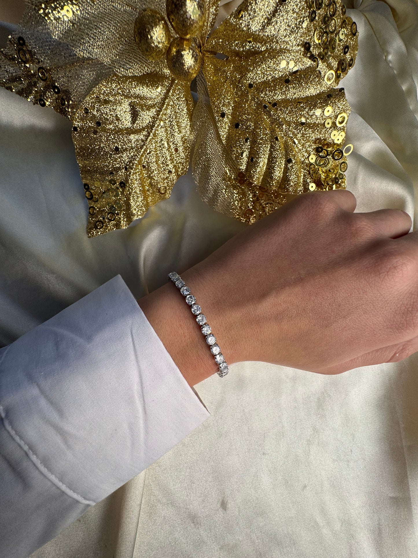 Silver Tennis Bracelet