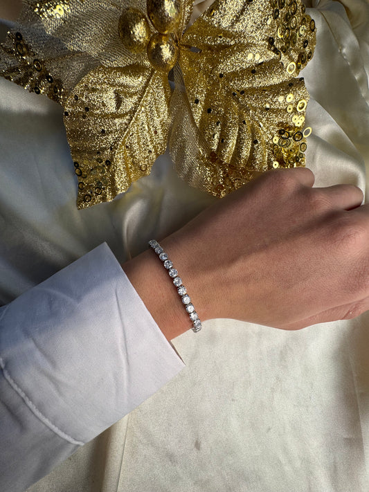 Silver Tennis Bracelet