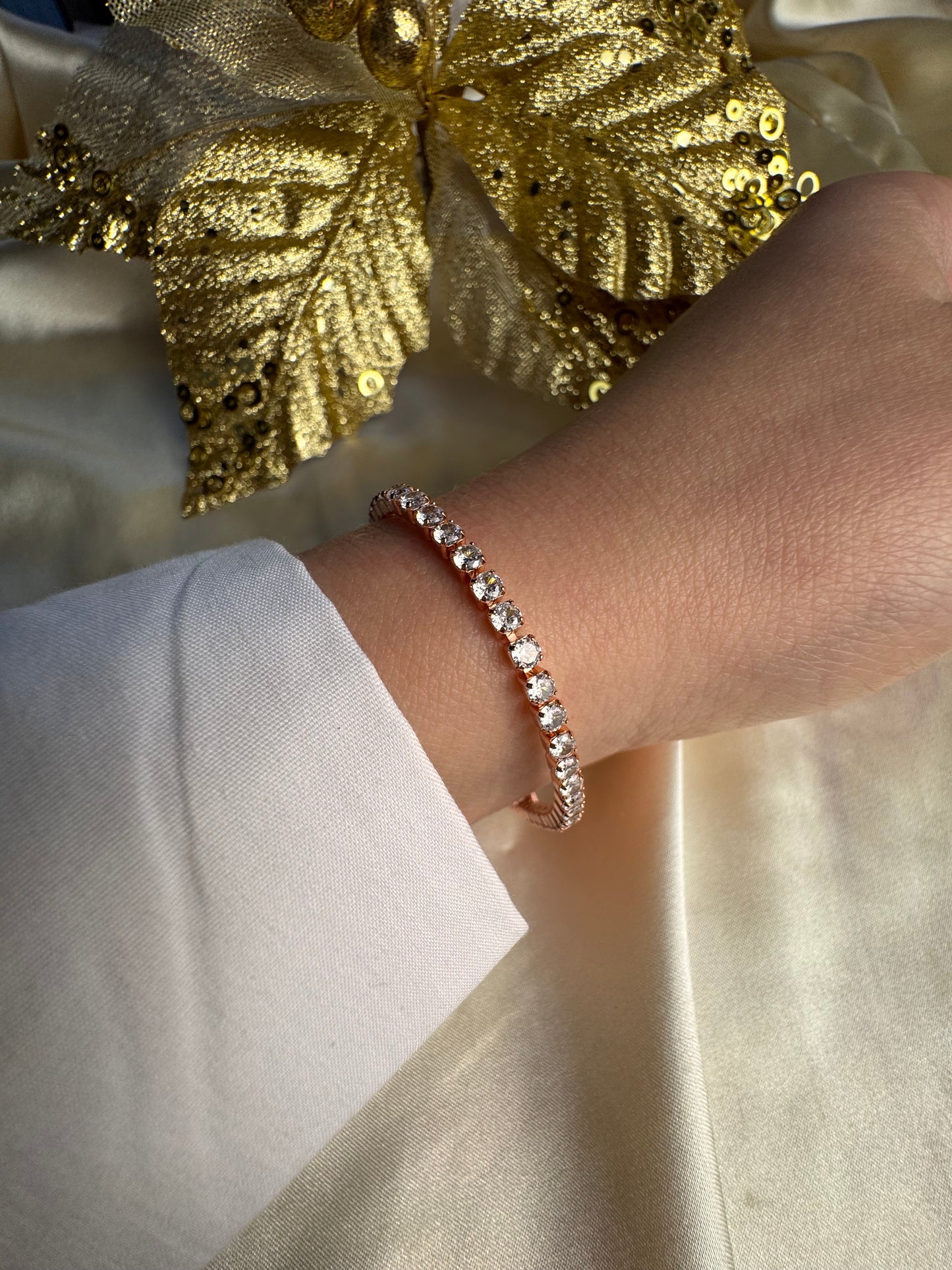Rose Gold Tennis Bracelet