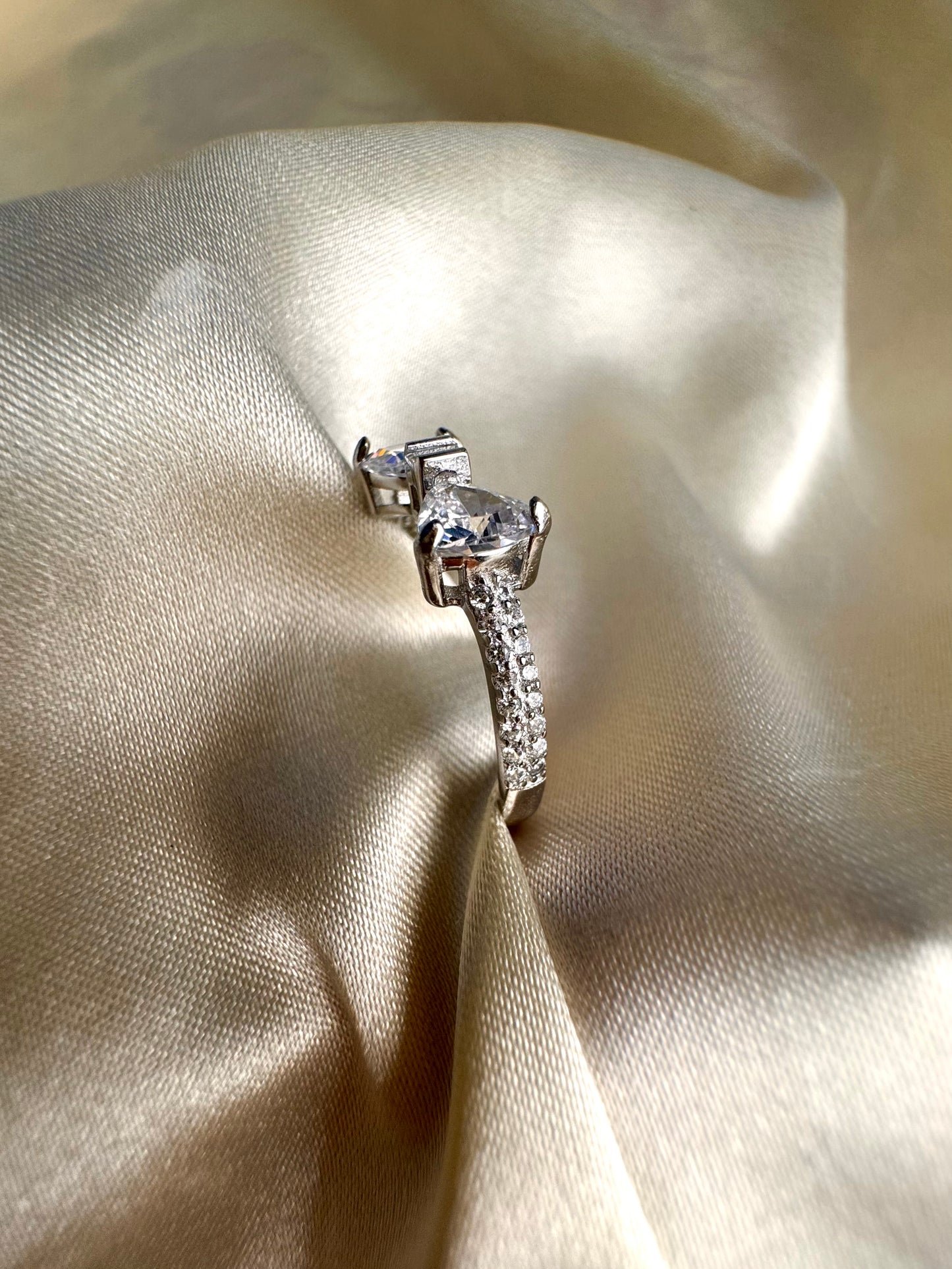 Silver Bow Ring